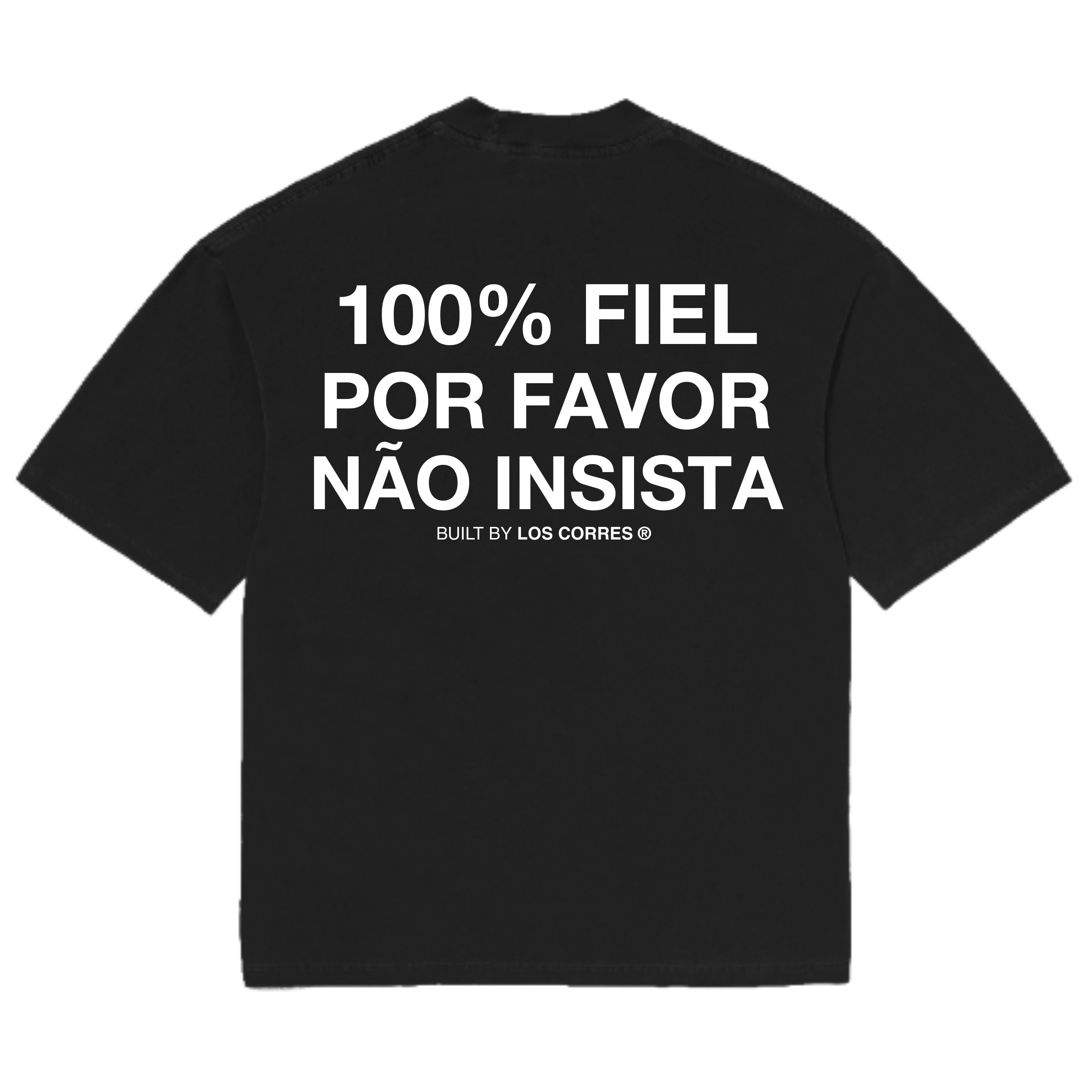 T-Shirt Oversized '100% Fiel'