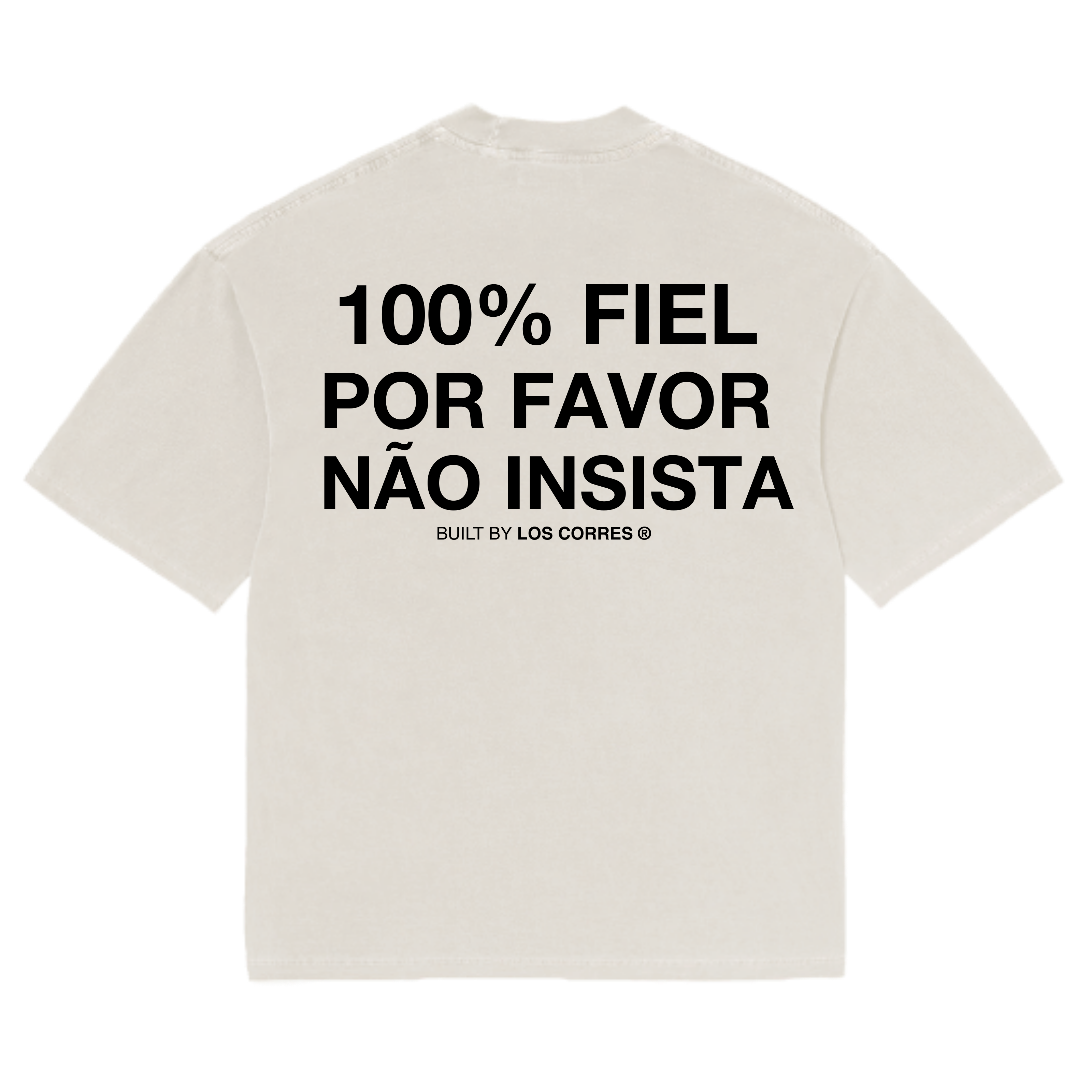 T-Shirt Oversized '100% Fiel'